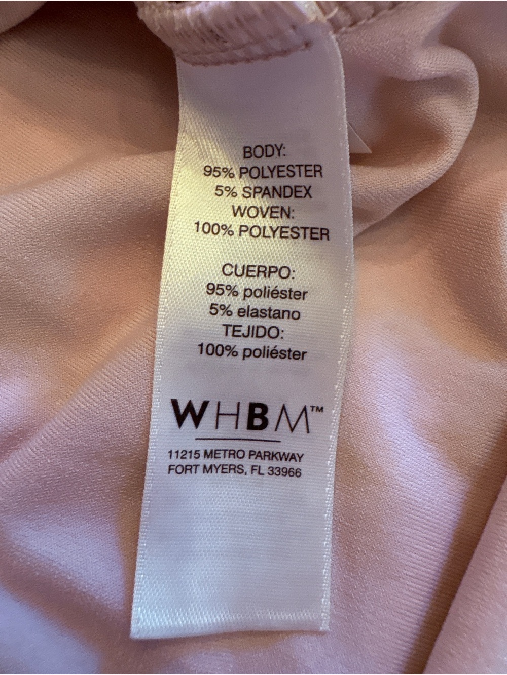 White House Black Market Soft Blush V-Neck Button-Trim Blouse - Picture 12 of 12